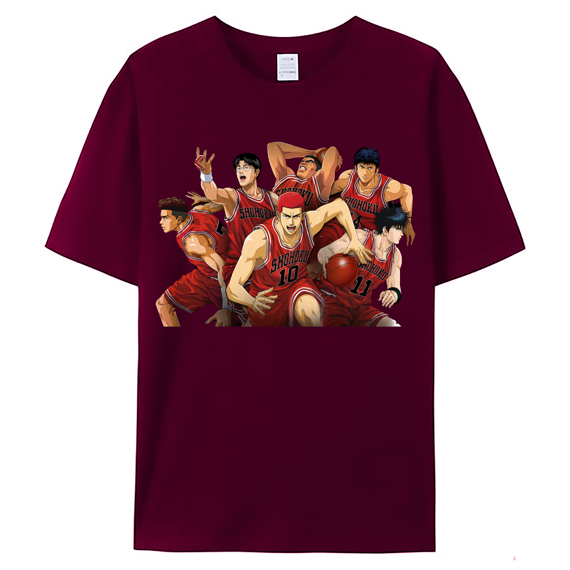 （画像用） SLAM DUNK／スラムダンク レディースカジュアルプリントTシャツ（綿100％）